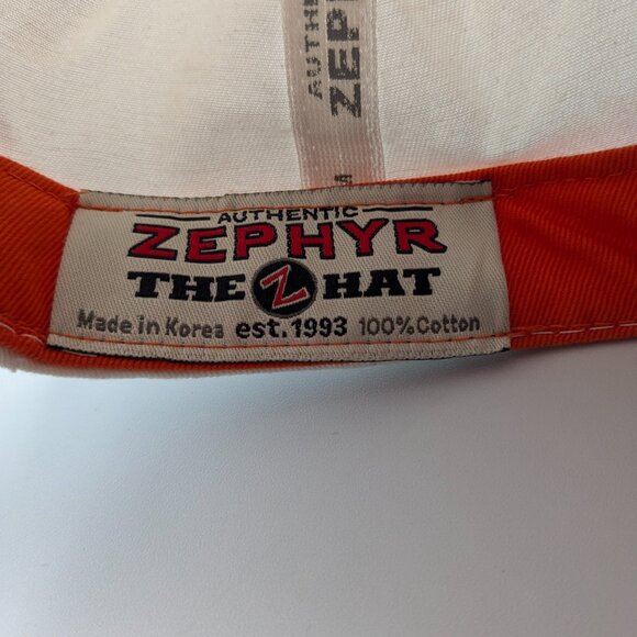Syracuse University Hat Zephyr White Cotton "The Cuse" on Closure - Picture 8 of 11